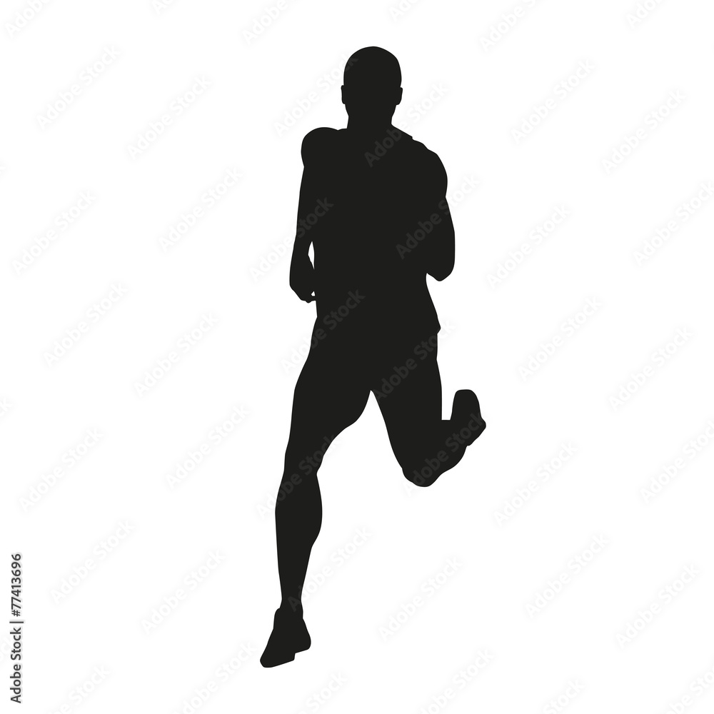 Vector runner silhouette Vector runner silhouette