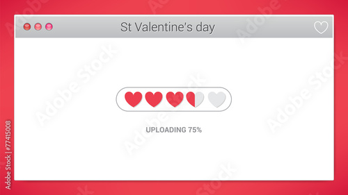 Valentine's day banner