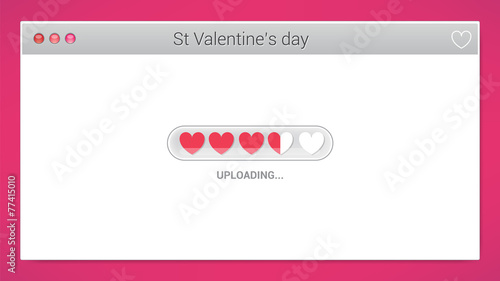 Valentine's day banner