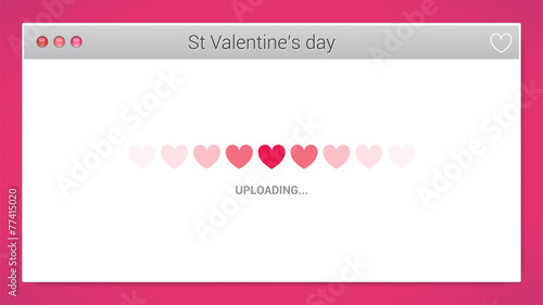 St Valentine's banner