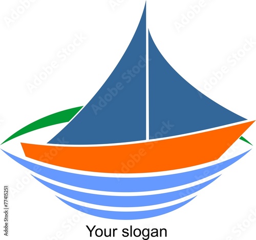 Vector sailboat  © Krzysztof Nogawczyk