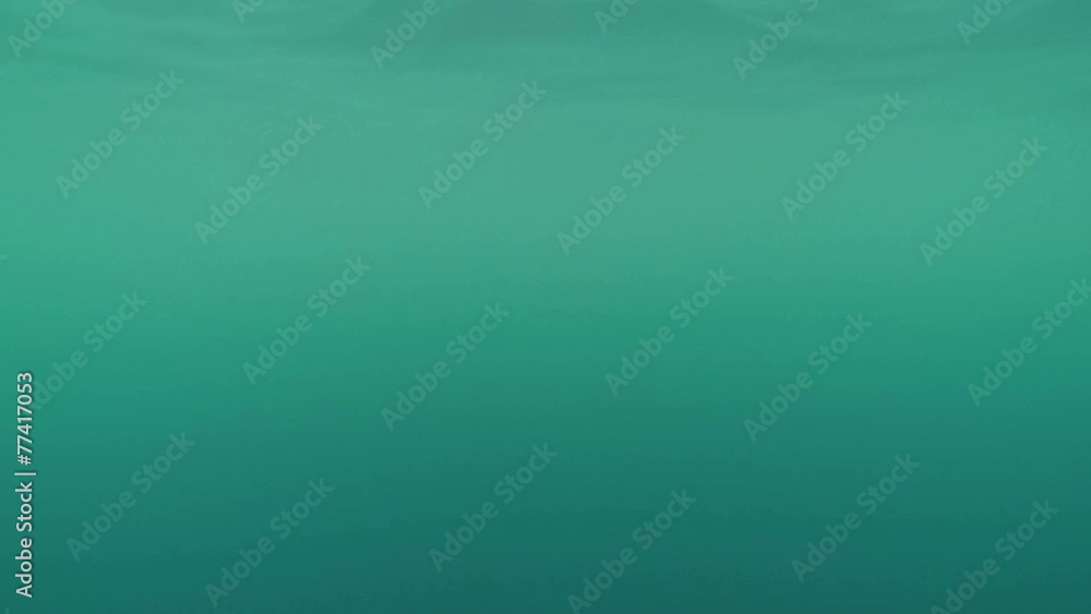 Underwater shot of chain with anchor and sailboat Underwater shot of chain with anchor and sailboat