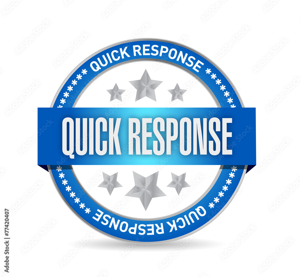quick response seal illustration design quick response seal illustration design