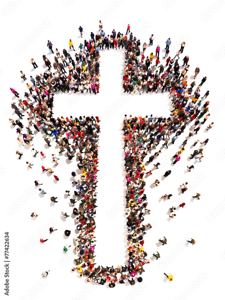 People finding Christianity, religion and faith - obrazy, fototapety, plakaty 