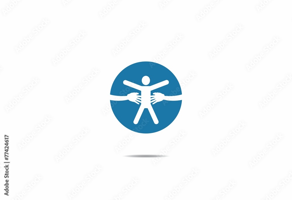 save people helping, logo hands, circle, abstract icon vector save people helping, logo hands, circle, abstract icon vector