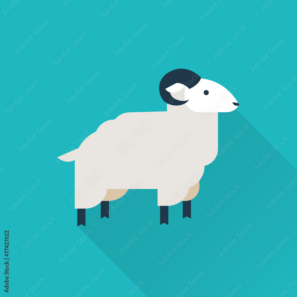 sheep vector icon
