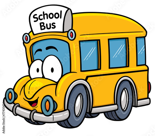 Vector illustration of School bus