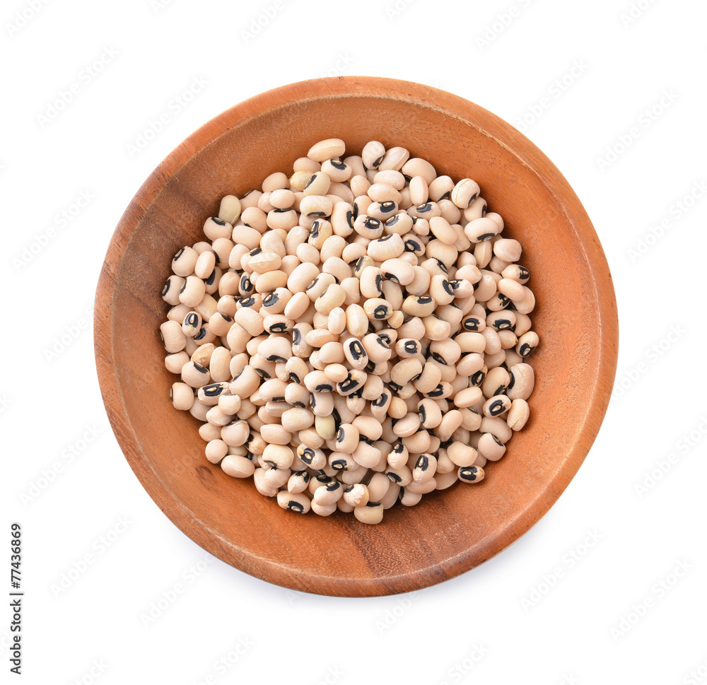 beans on white background beans on white background