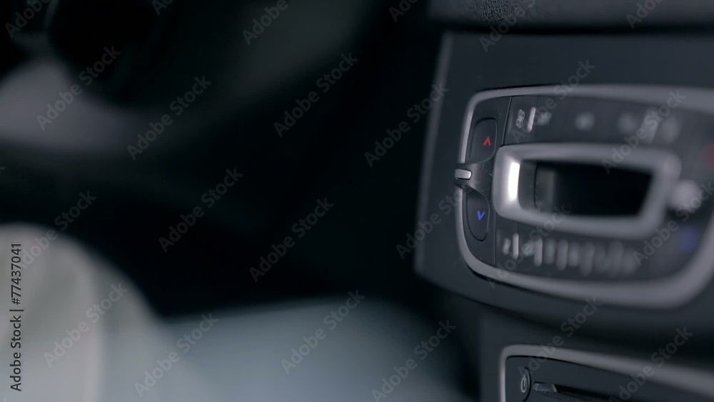 Detail of trying to find a radio channel