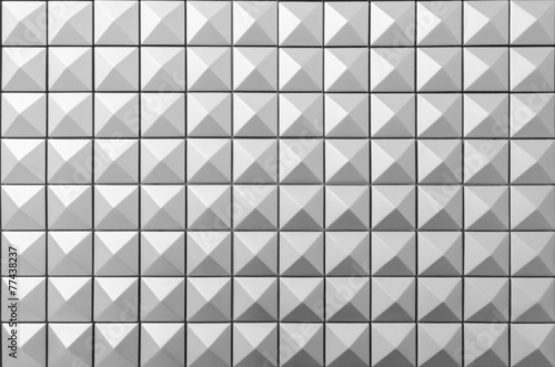 Diamond Shape Stud Pattern Background - Black and White