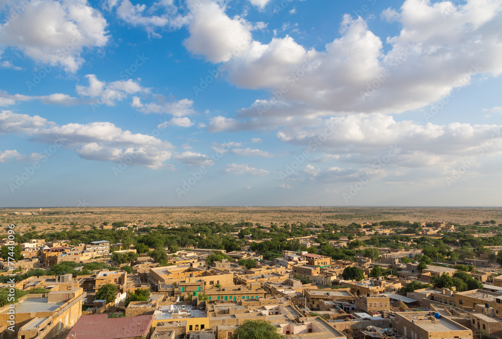 Jaisalmer town in Rajasthan