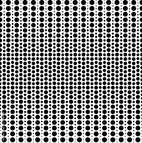 Seamless pattern of blend circles