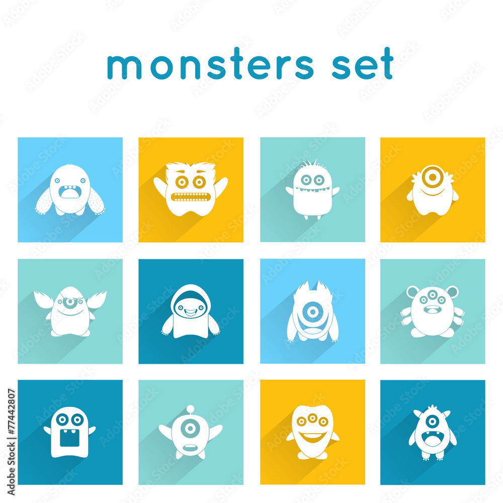 Monster Icons Set