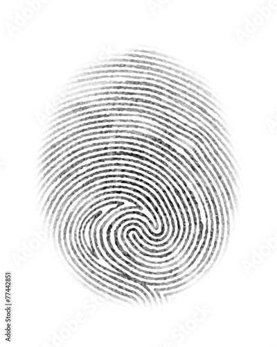 Fingerprint Isolated Illustration
