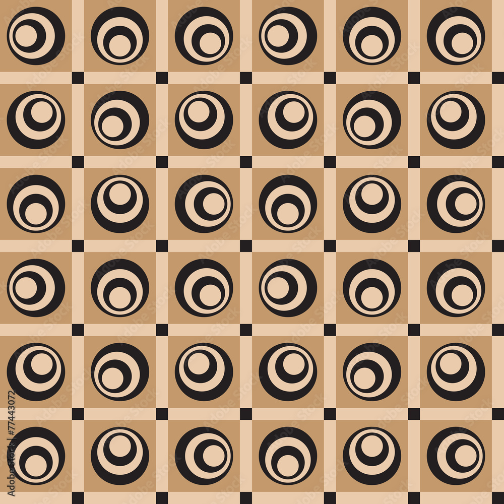 Seamless Geometric Optical Circles Pattern. Seamless Geometric Optical Circles Pattern.