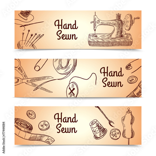 Sewing Banners Set
