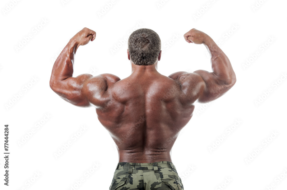 Fototapeta premium Bodybuilder posing