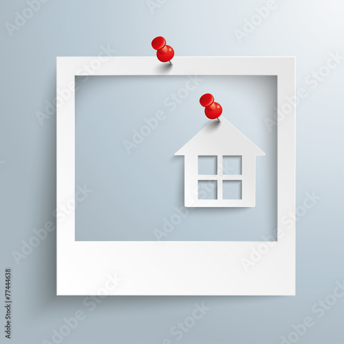 Photo Frame Thumbtack House PiAd
