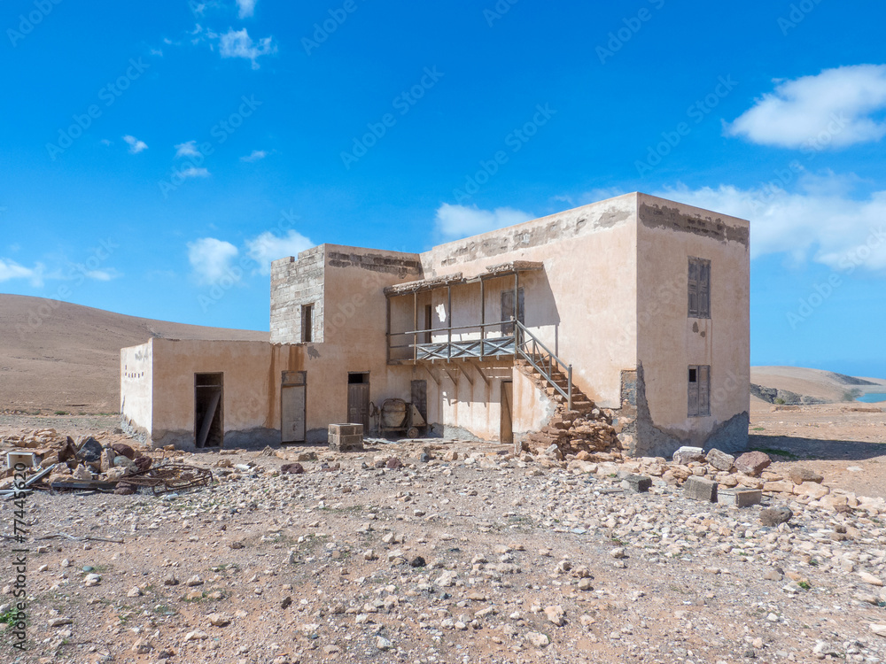 Ruine eines Hauses auf Fuerteventura