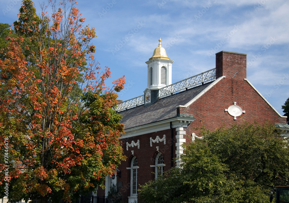 Naklejka premium New England Church