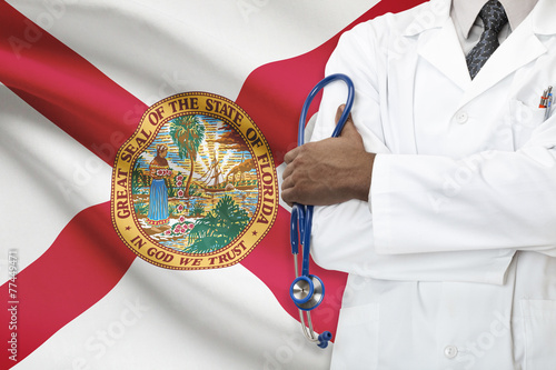 Obraz na płótnie Concept of national healthcare system - Florida w salonie