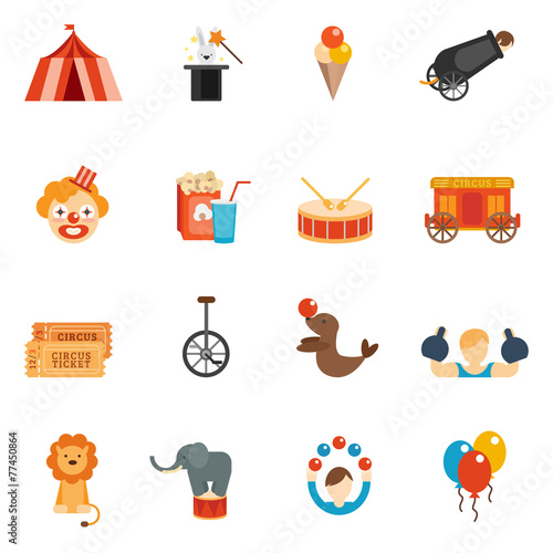 Circus Icon Flat