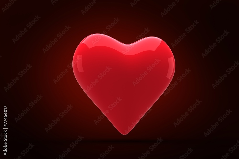 Large red heart shaped balloon Large red heart shaped balloon