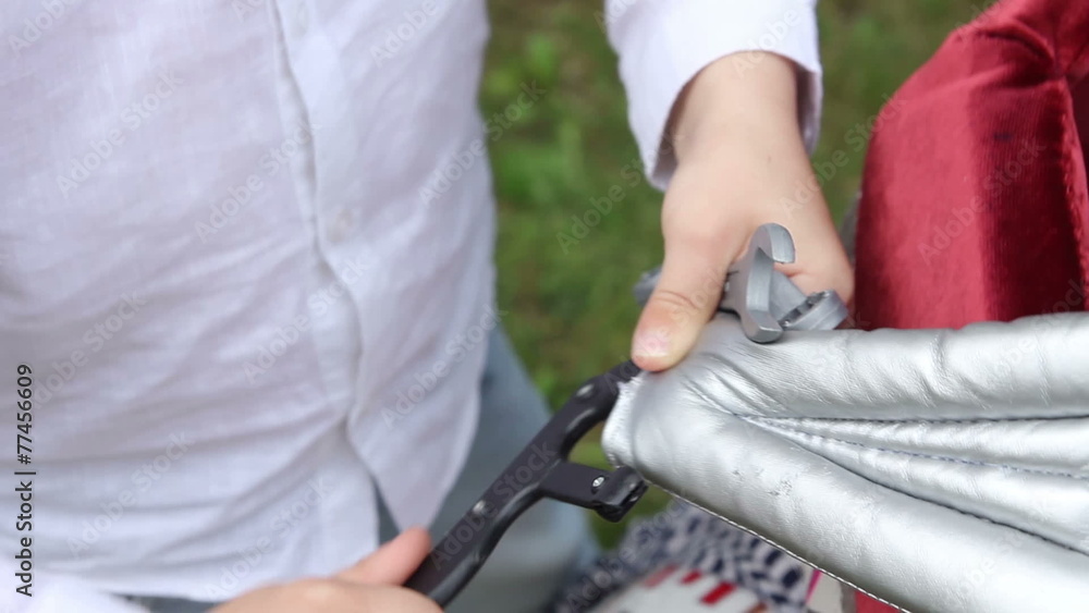 Children playing with instruments - repairing car Children playing with instruments - repairing car
