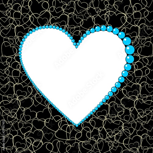 beautiful black foto frame