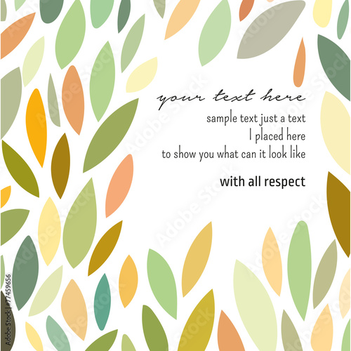 green leaves background