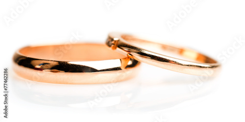 Wallpaper Mural Gold wedding rings Torontodigital.ca