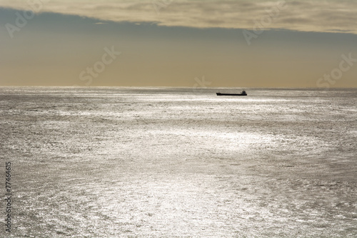 Large ship in English Channel