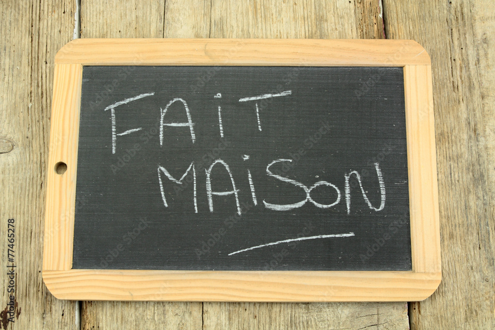 Fototapeta premium ardoise fait maison