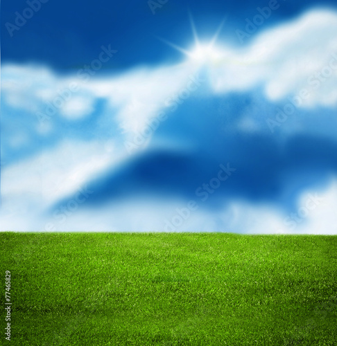 Sunny sky illustration