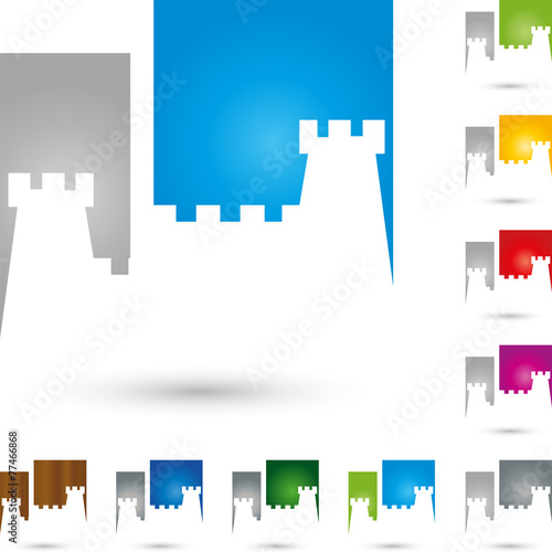 Logo, Turm, Schloss, Burg