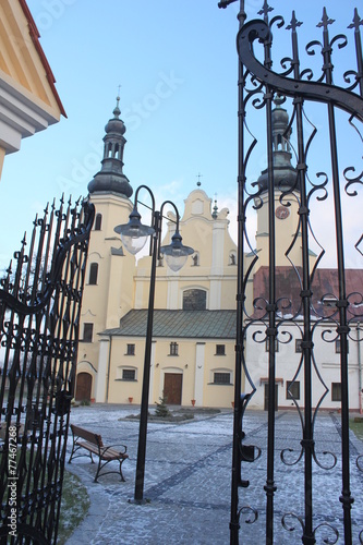 Obraz na płótnie Warta - klasztor bernardynów w salonie