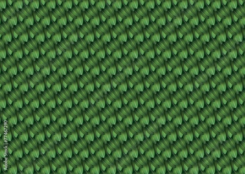 Green leaves texture. Vector illustration.