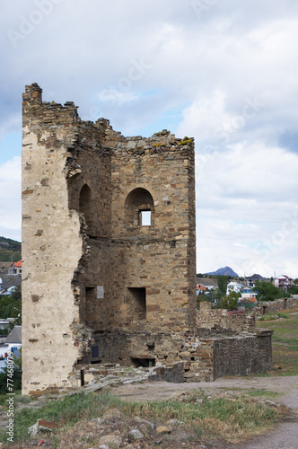 Obraz na płótnie Part ruined Tower w salonie