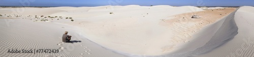 Dunes at Eucla, Nullarbor, Western Australia photo