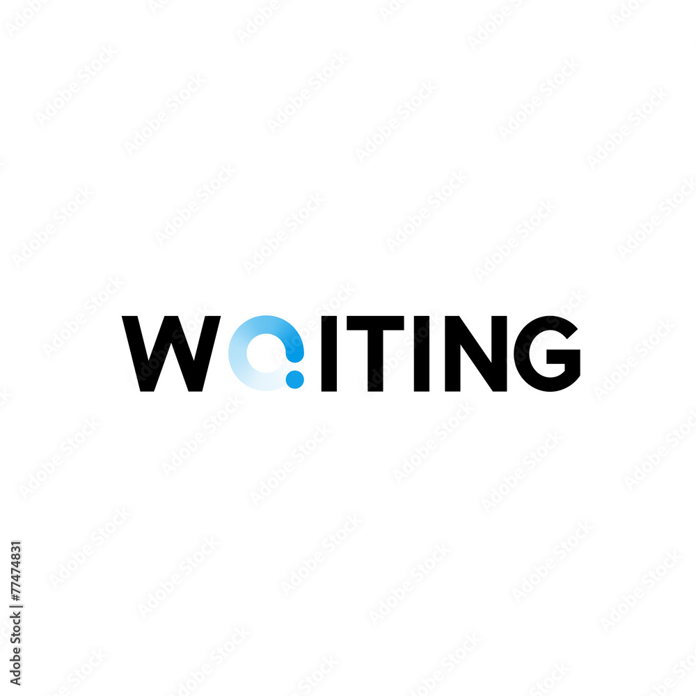 Waiting technology logo, for you business or site, tech styles Waiting technology logo, for you business or site, tech styles