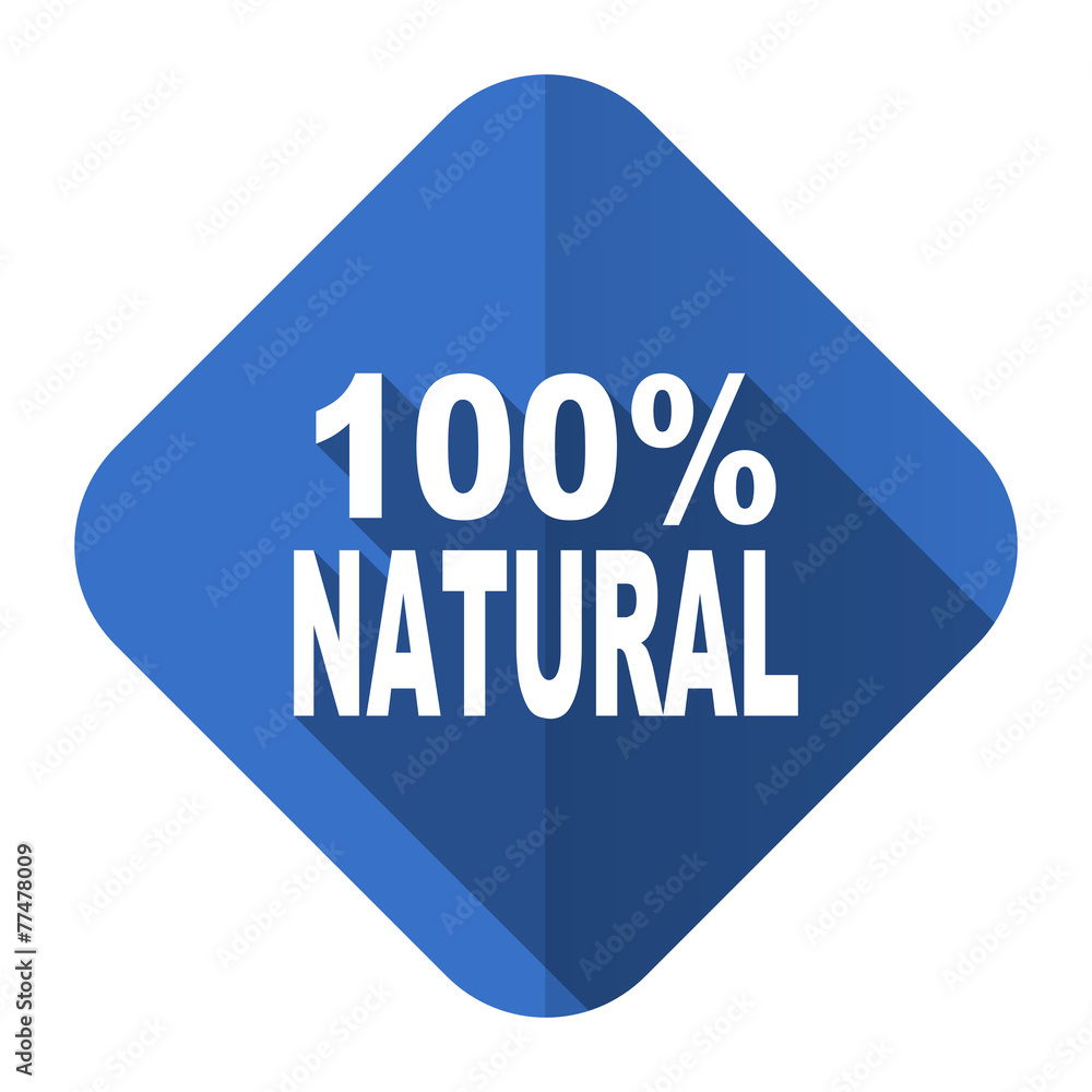 natural flat icon 100 percent natural sign natural flat icon 100 percent natural sign