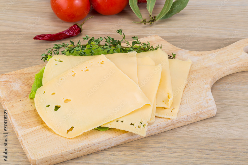 Sliced cheddar Sliced cheddar