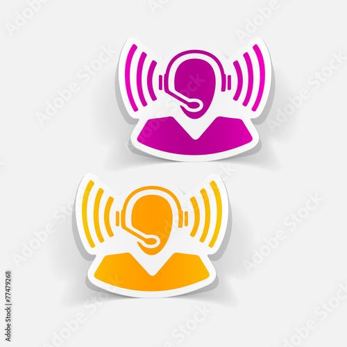 realistic design element: call center