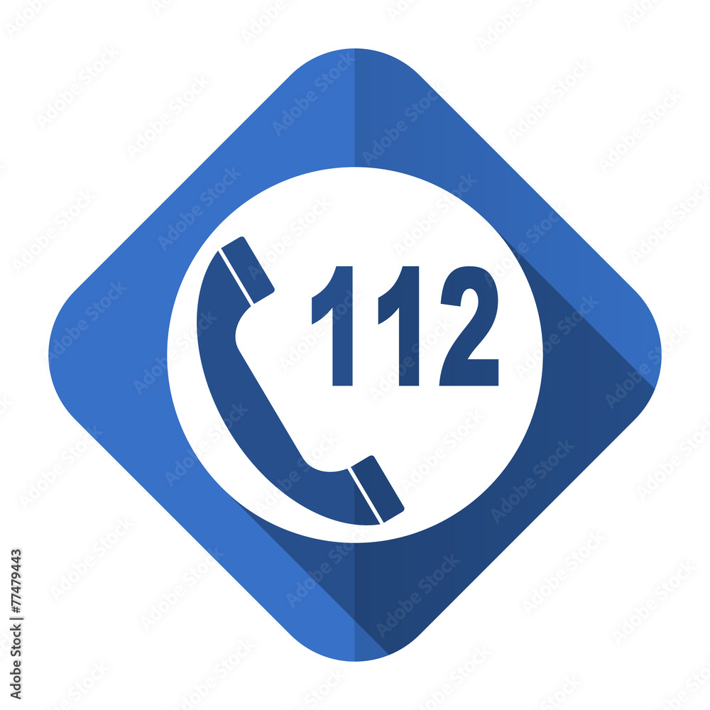 emergency call flat icon 112 call sign emergency call flat icon 112 call sign