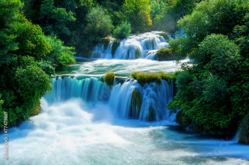 Fototapeta Naklejka Na Ścianę i Meble -  Waterfalls Krka