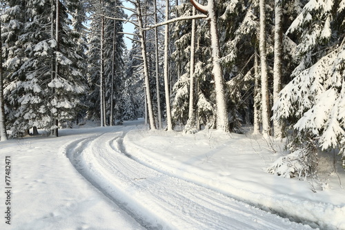 Wintry road
