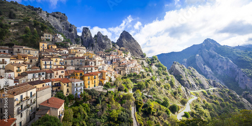 Castelmezzano - beautiful mountain village in Basilicata  Italy