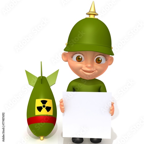 Fényképezés Baby Jake soldier
