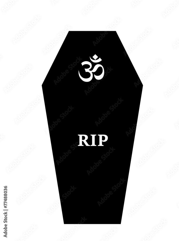 Obraz premium Cercueil hindouisme