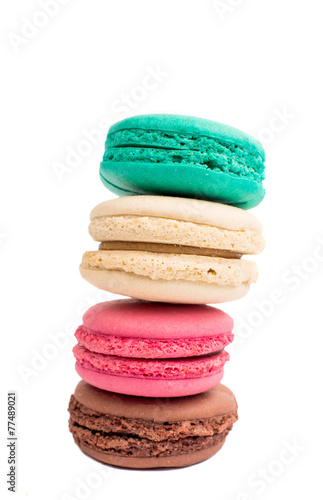 Fototapeta Naklejka Na Ścianę i Meble -  Colorful and tasty French Macarons